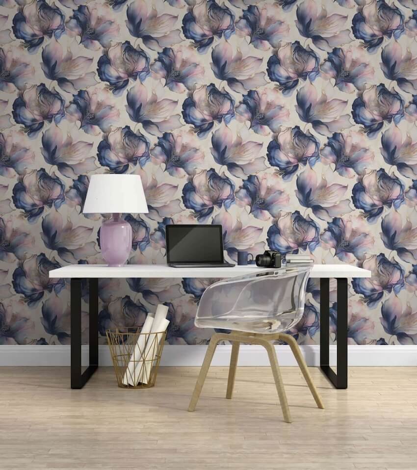 - Muriva Elysian Floral Multi/Gold Metallic Wallpaper - 212501 - Decor Warehouse