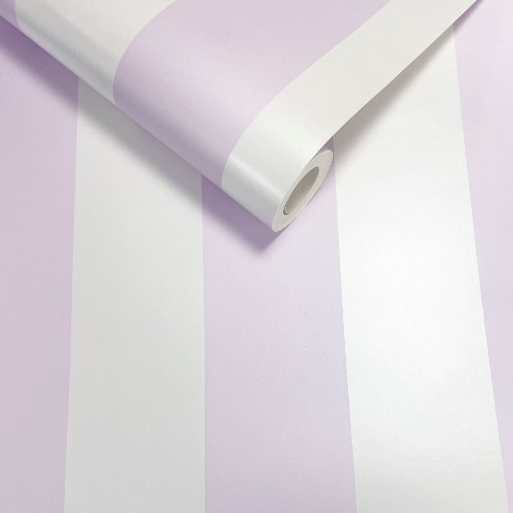 - Muriva Stripe Tease Lilac Wallpaper - 187542 - Decor Warehouse