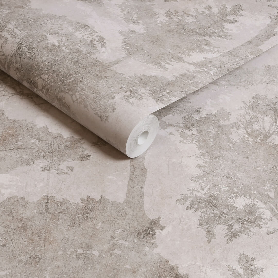 128839 - Next - Next Trailing Trees Grey Wallpaper - Decor Warehouse