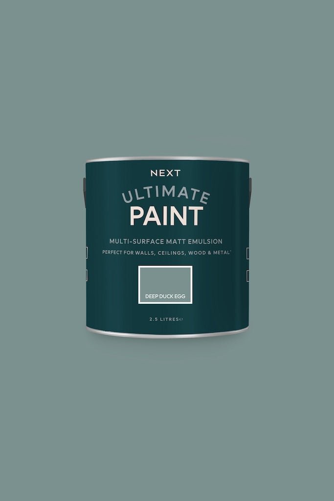 - Next Ultimate Multi Surface Matt Emulsion Paint - Deep Duck Egg 2.5L - U37100 - Decor Warehouse