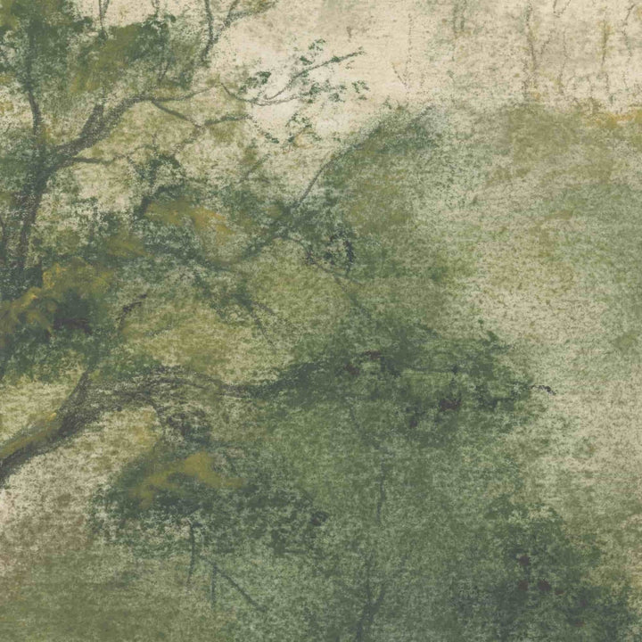 - Quarlton Forest Green Wall Mural by Woodchip & Magnolia - WM - 430 - 01RM - Decor Warehouse