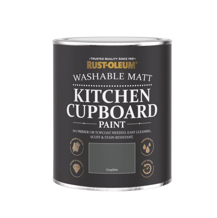 - Rust - Oleum Kitchen Cupboard Paint Graphite 750ml - CHA307 - Decor Warehouse