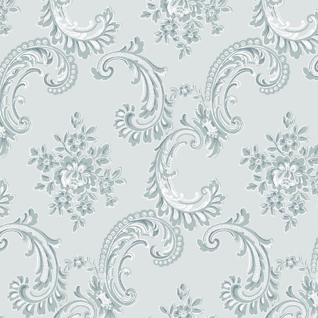 - Shabby Chic by Rachel Ashwell Boudoir Beauty Blue wallpaper - 125114 - Decor Warehouse