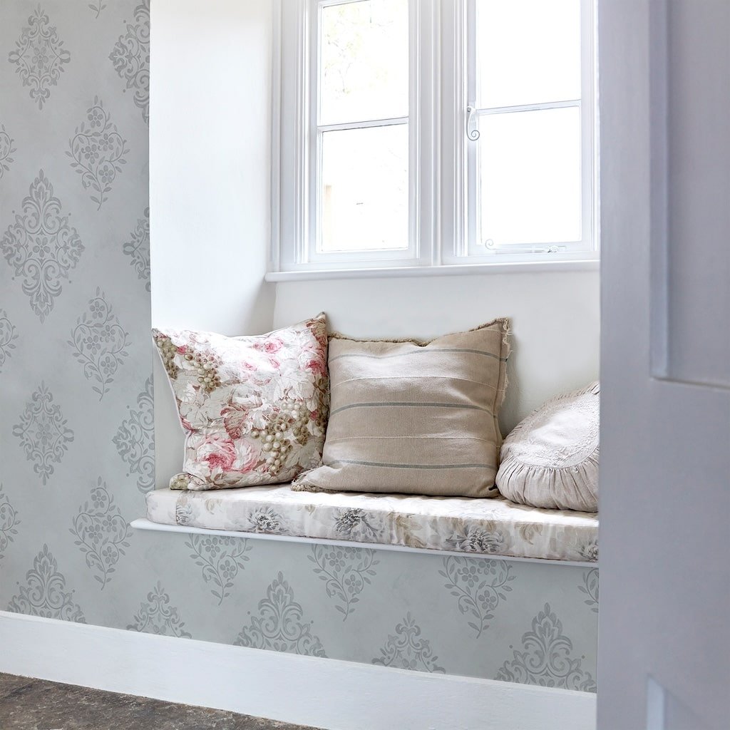 - Shabby Chic by Rachel Ashwell Diamond Motif Blue Wallpaper - 125137 - Decor Warehouse