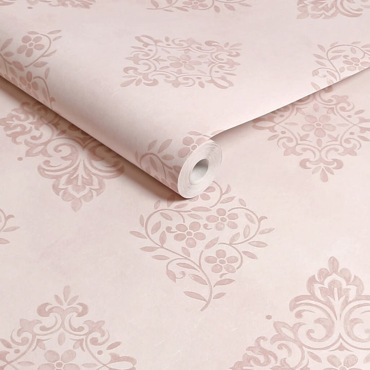 - Shabby Chic by Rachel Ashwell Diamond Motif Pink Wallpaper - 125136 - Decor Warehouse