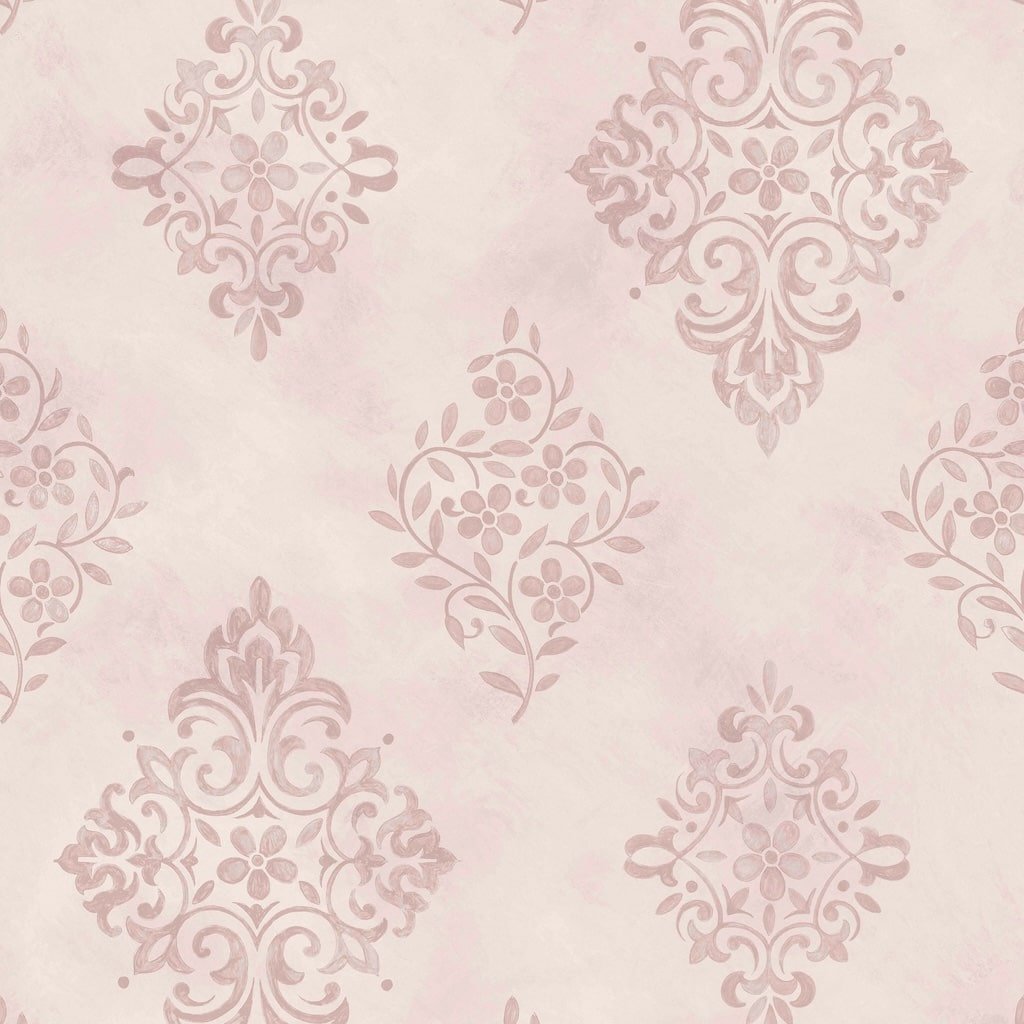 - Shabby Chic by Rachel Ashwell Diamond Motif Pink Wallpaper - 125136 - Decor Warehouse