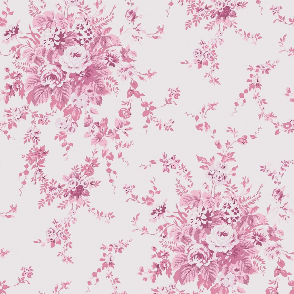 - Shabby Chic by Rachel Ashwell Garden Floral Pink Tonal wallpaper - 125126 - Decor Warehouse