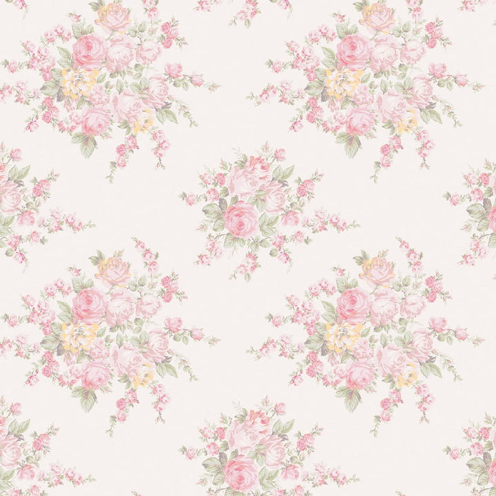 - Shabby Chic by Rachel Ashwell Rose Blossom Pink Multi wallpaper - 125135 - Decor Warehouse