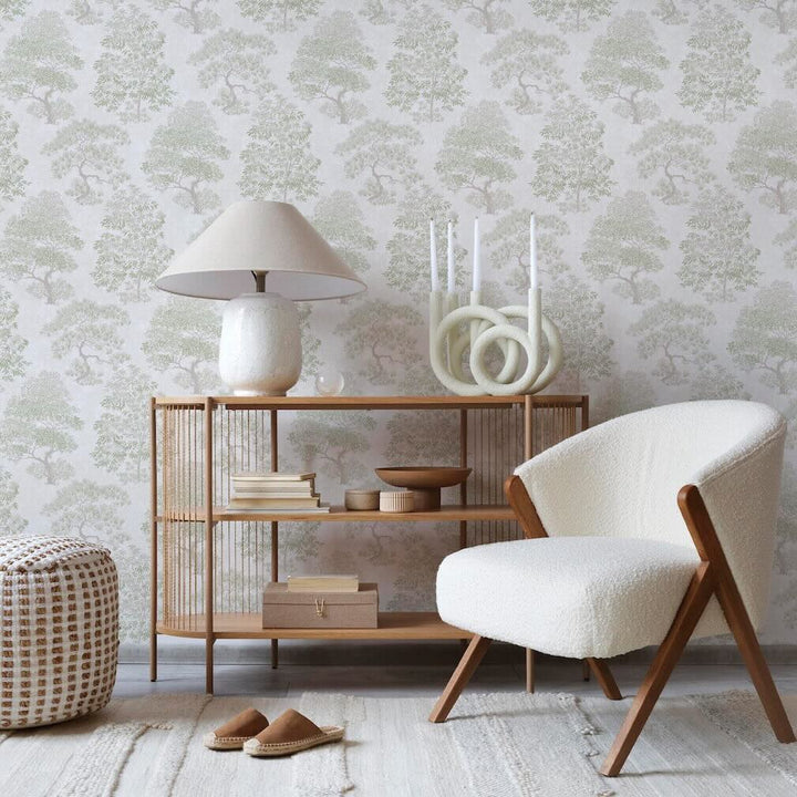 Superfresco Elmwood Sage Wallpaper - 140056