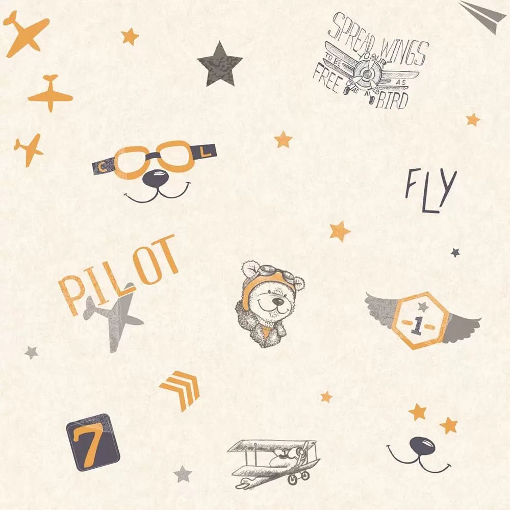 - Sweet Dreams Pilot Wallpaper - nd21132 - Decor Warehouse