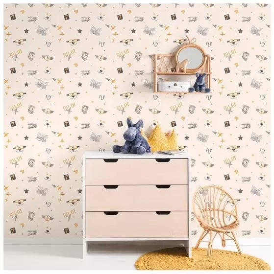 - Sweet Dreams Pilot Wallpaper - nd21132 - Decor Warehouse