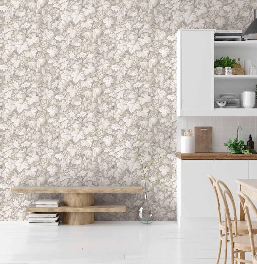 - Turton Oatmeal Wallpaper - WM - 351 - Decor Warehouse