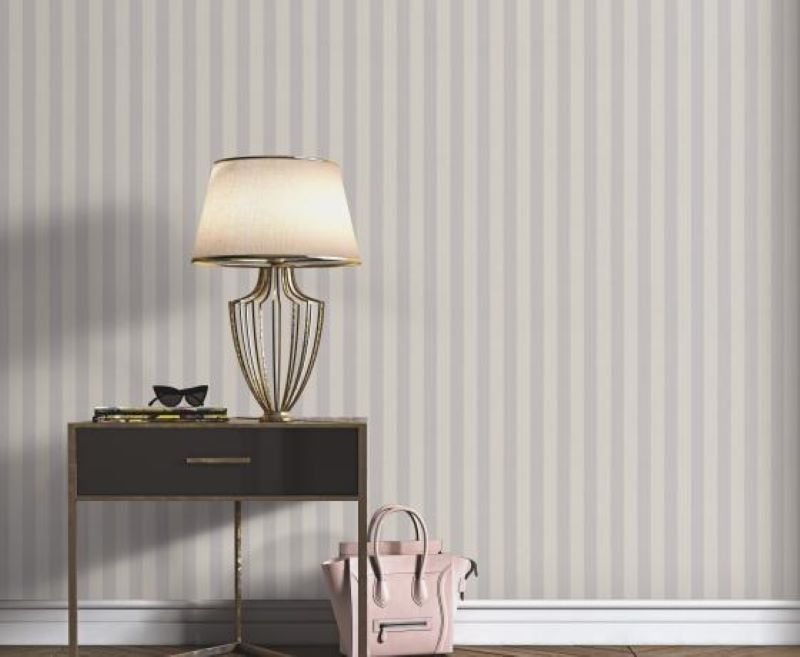 - Versaille Entree Taupe Wallpaper by Erismann - 10290 - 37 - Decor Warehouse