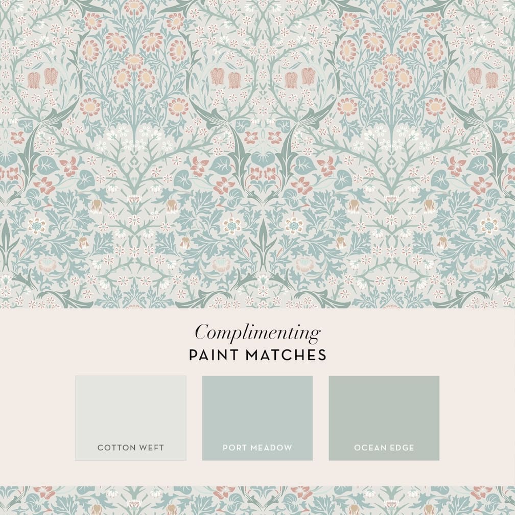 William Morris Blackthorn Meadow Wallpaper - 140504