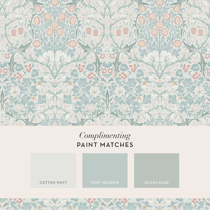 William Morris Blackthorn Meadow Wallpaper - 140504