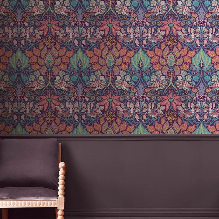William Morris Dove & Rose Carnival Wallpaper - 140478