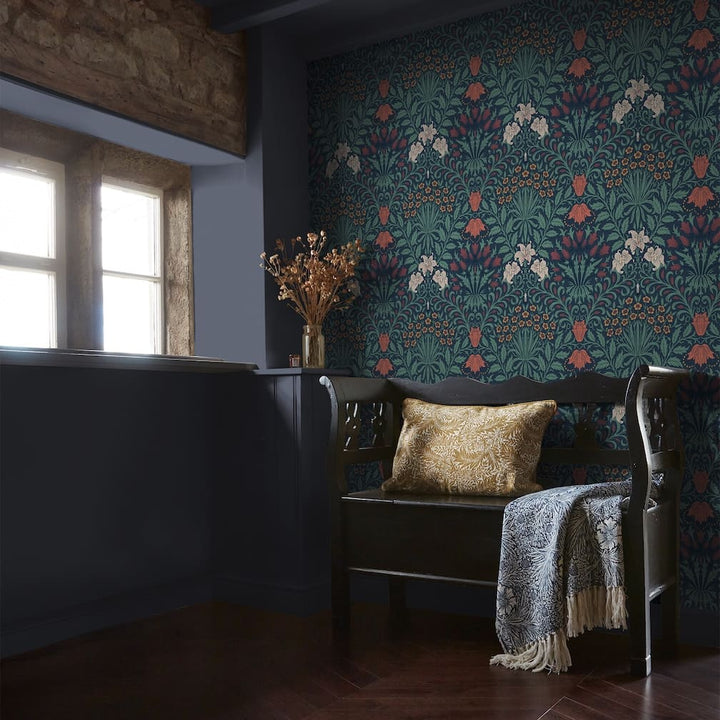 William Morris Garden Moonlight Wallpaper - 140494