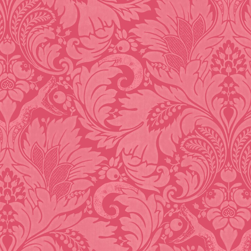 Woodchip & Magnolia Fearless Cheeky Pink Wallpaper - WM-355-02