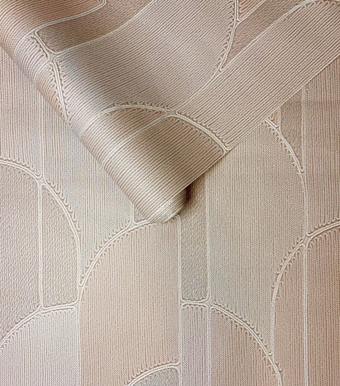 Beige Geometric Non - Woven Wallpaper - TP422932