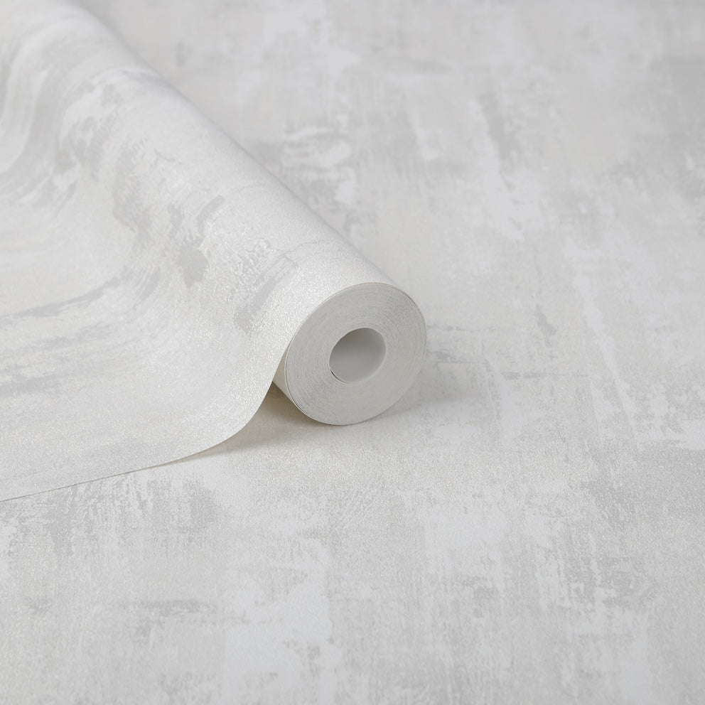 - Bellagio White Wallpaper - 32 - 607 - Decor Warehouse