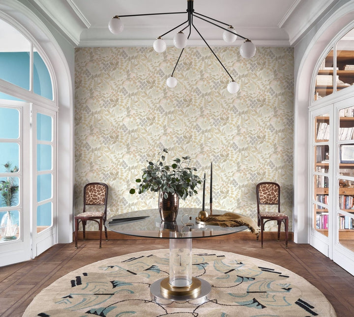 Casadeco Derby Bloomsbury - Naturel Wallpaper - DERB89281005