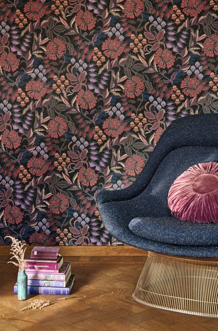 - Casadeco Derby Bloomsbury - Rouille Wallpaper - DERB89288418 - Decor Warehouse