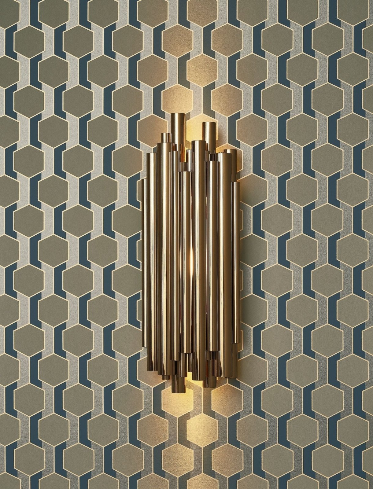 - Casadeco Derby Hamilton - Vert Kaki Wallpaper - DERB89307783 - Decor Warehouse