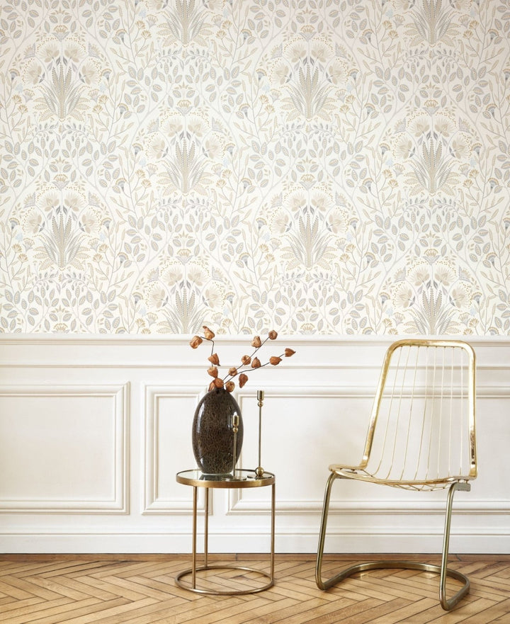 - Casadeco Derby Lords - Naturel Wallpaper - DERB89299003 - Decor Warehouse