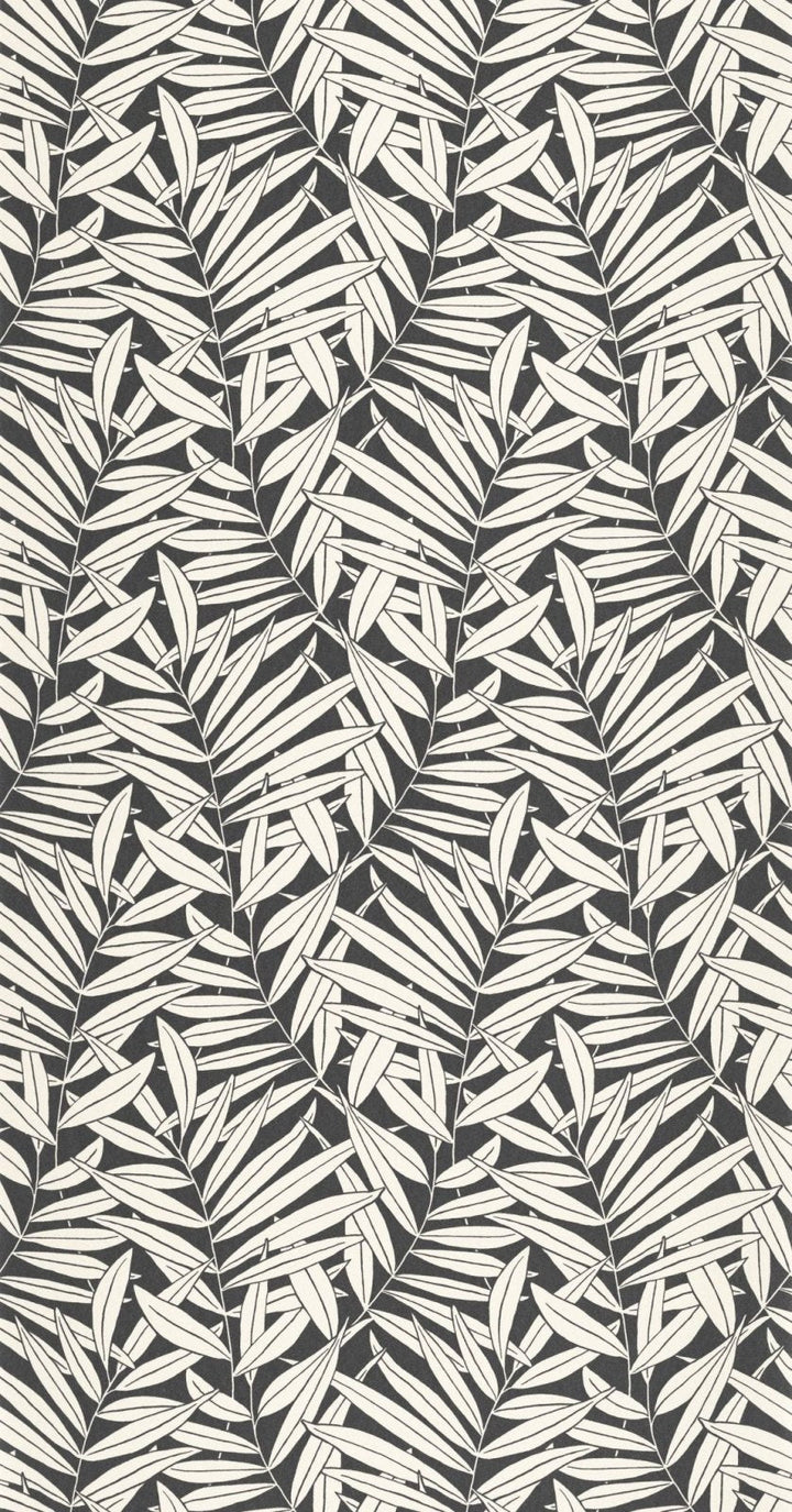 - Casadeco Derby Preston - Noir Naturel Wallpaper - DERB89319144 - Decor Warehouse