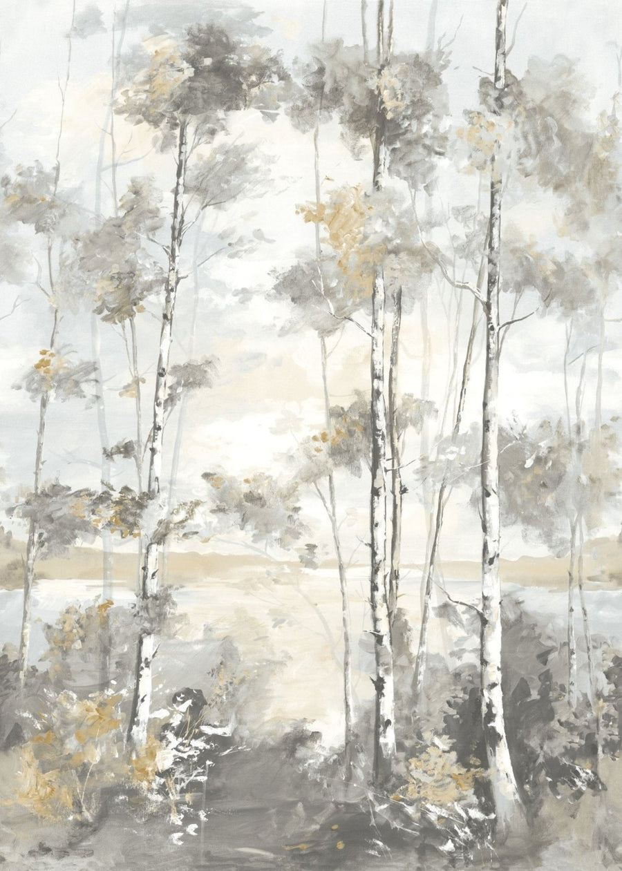 Casadeco Foret Boreale Gris Hivernal Wall Mural Medium - RIVI89569203