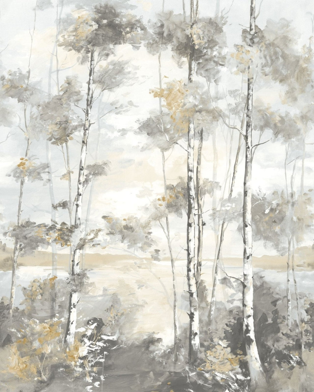 Casadeco Foret Boreale Gris Hivernal Wall Mural Small - RIVI89569205