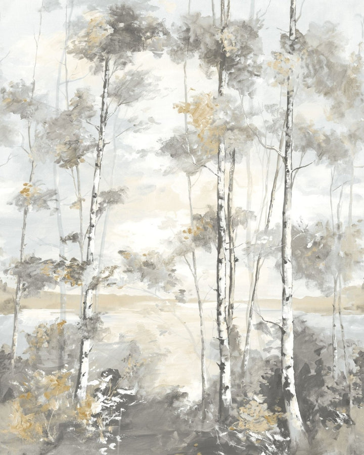 Casadeco Foret Boreale Gris Hivernal Wall Mural Small - RIVI89569205