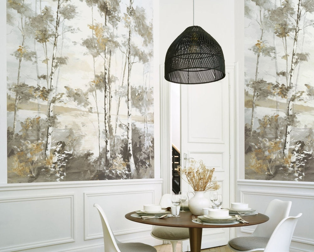 - Casadeco Foret Boreale Gris Hivernal Wall Mural Small - RIVI89569205 - Decor Warehouse