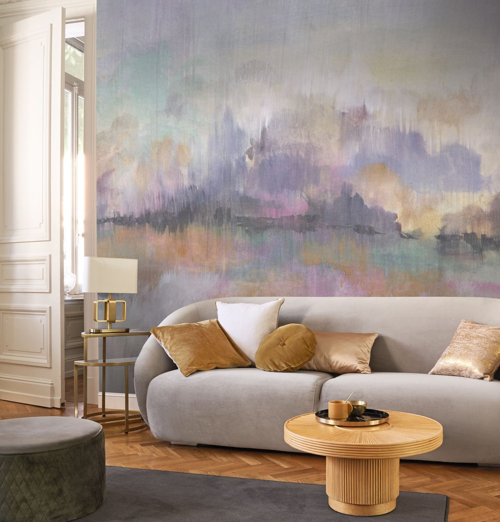 - Casadeco Reflection of the Mountain Sunrise Wall Mural Large - WDWS88985609 - Decor Warehouse