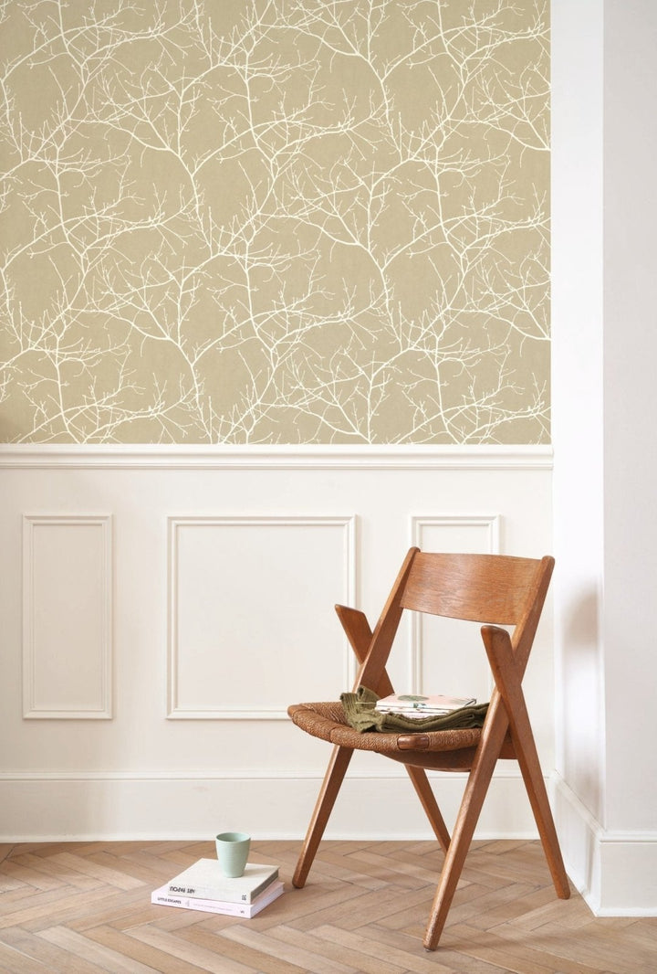 - Casadeco Riverside 4 Vancouver - Beige Sable Wallpaper - RIVI89531173 - Decor Warehouse