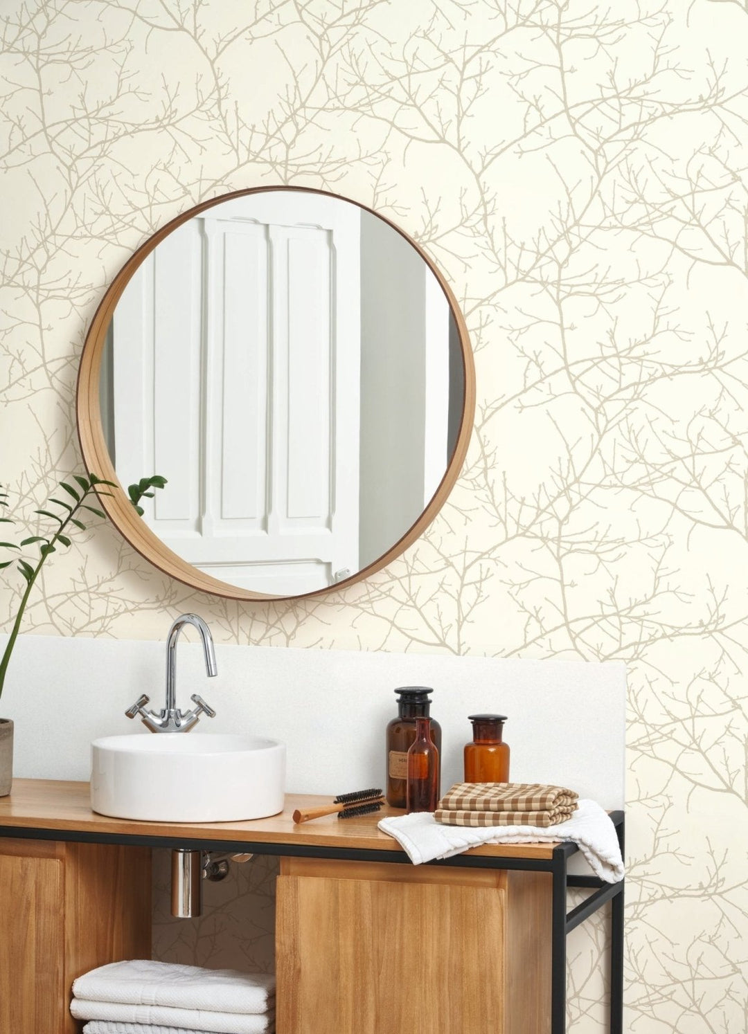 - Casadeco Riverside 4 Vancouver - Blanc Neige Wallpaper - RIVI89530124 - Decor Warehouse