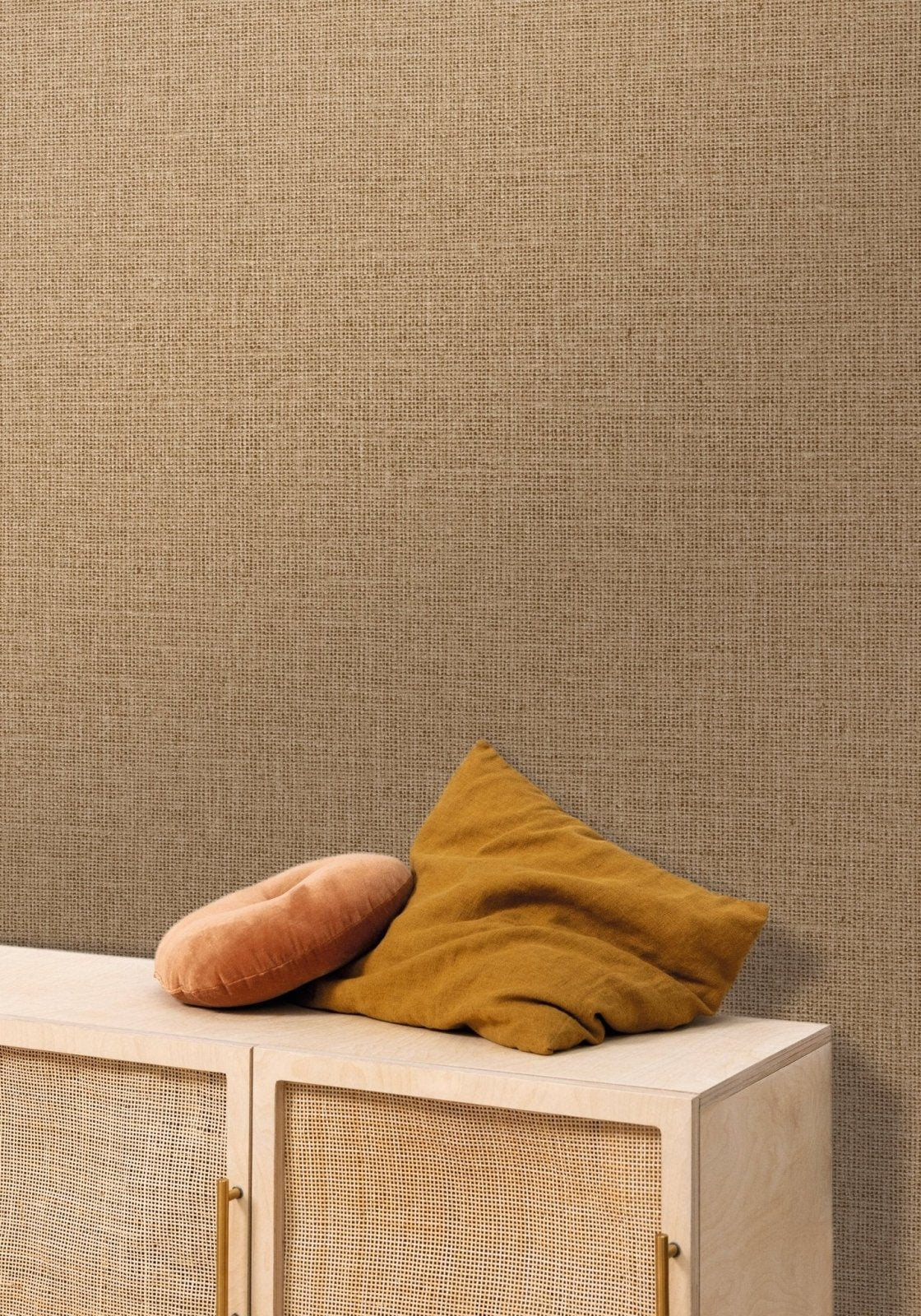 - Caselio Jute Uni Mat - Canelle Wallpaper - 104011610 - Decor Warehouse