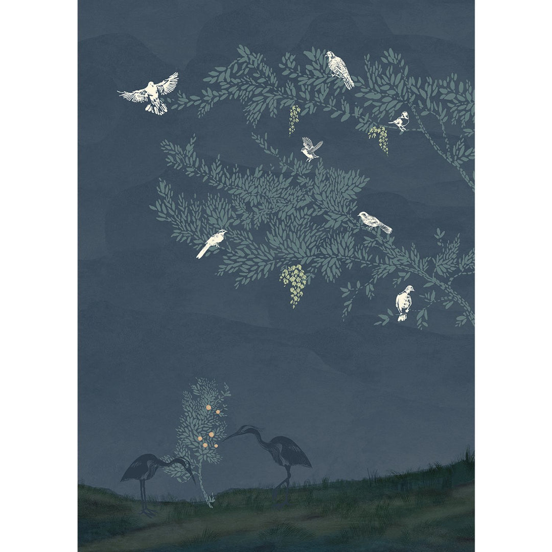 - Caselio - The Place To Be - Dream a Little Dream Of Me Navy Wall Mural - 102046809 - Decor Warehouse