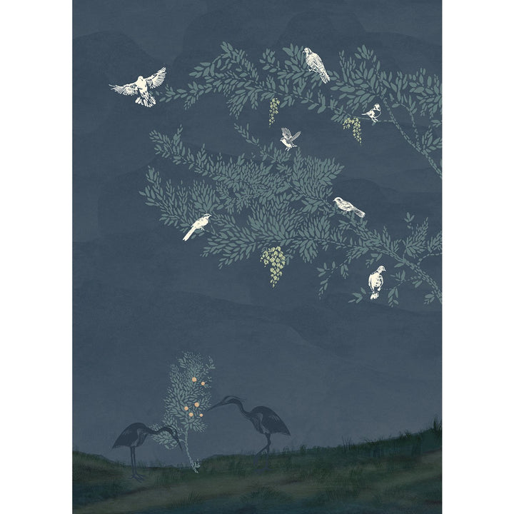 - Caselio - The Place To Be - Dream a Little Dream Of Me Navy Wall Mural - 102046809 - Decor Warehouse