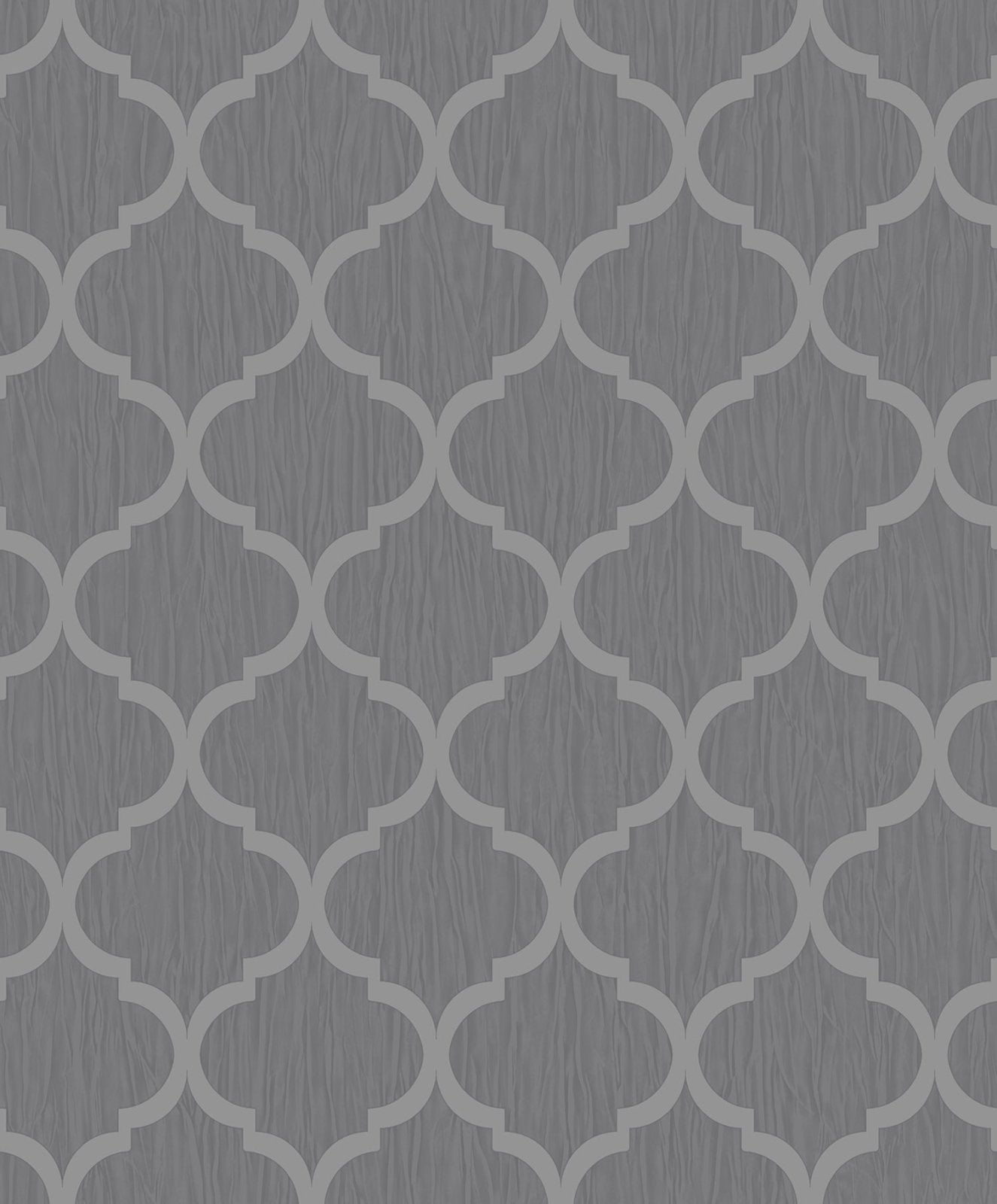 - Crystal Trellis Wallpaper - Grey / Silver - 8897 - Decor Warehouse