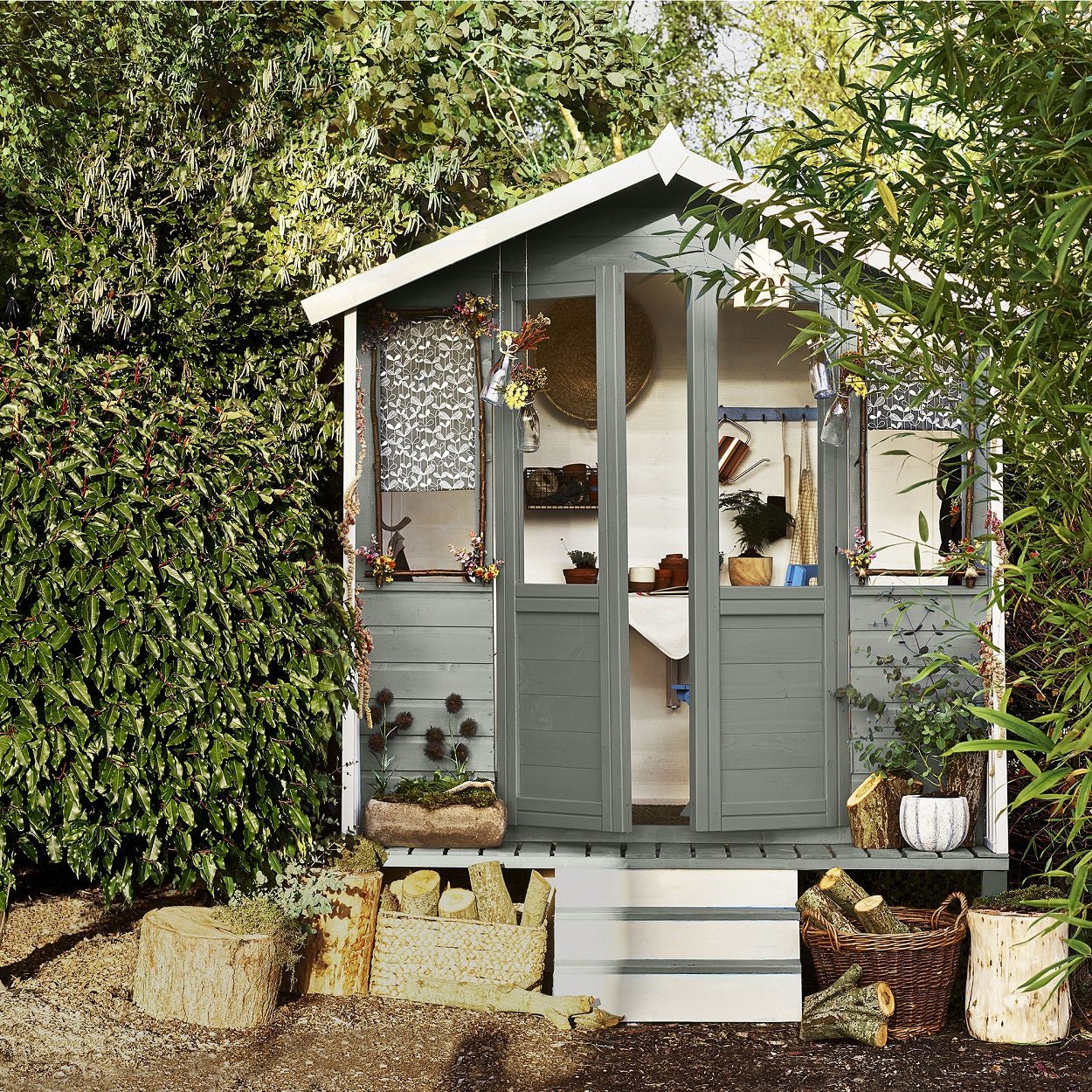 - Cuprinol Ducksback Fence & Shed Paint - Dusted Aloe 5L - 5701418 - Decor Warehouse