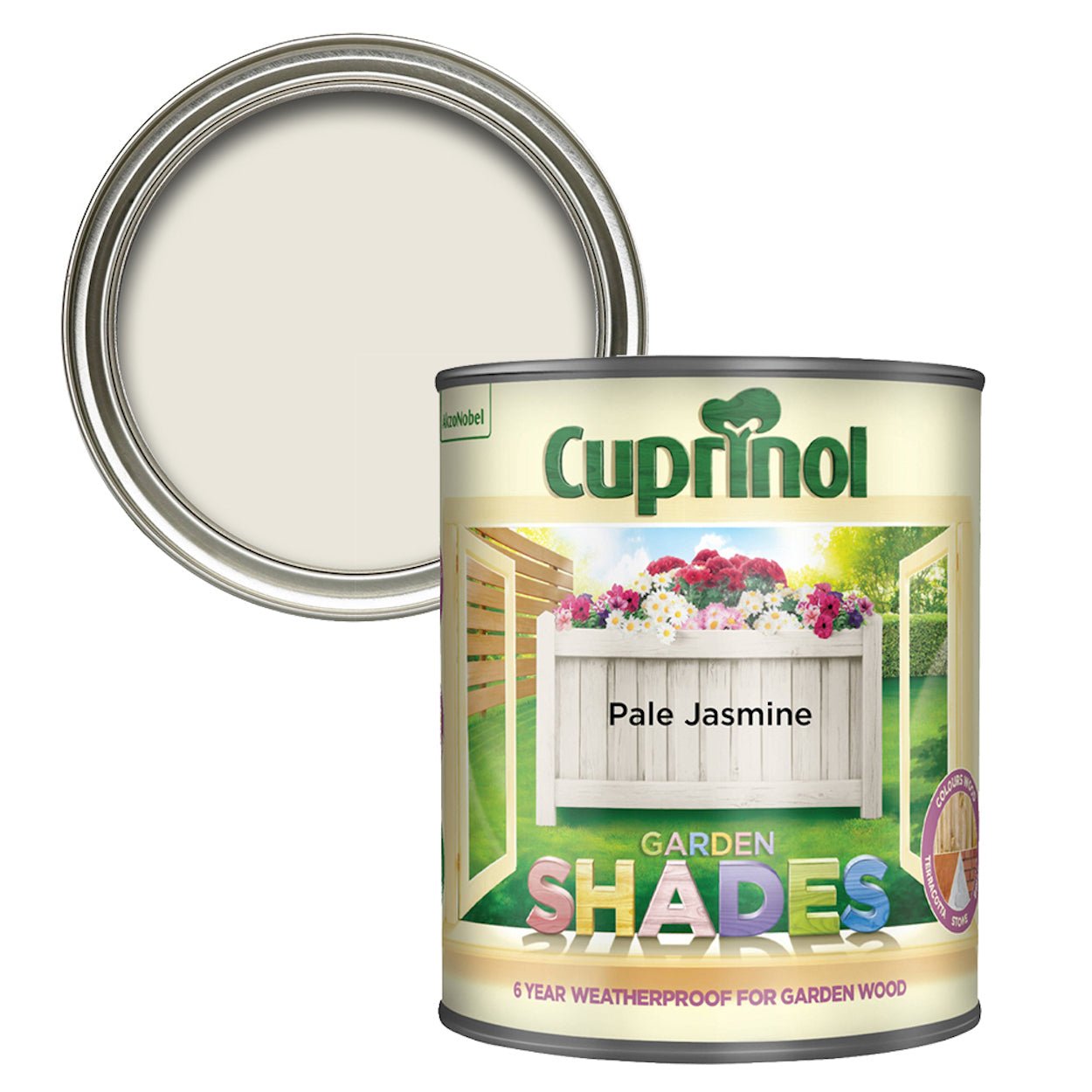 - Cuprinol Garden Shades - Pale Jasmine Furniture Paint 1L - 5092582 - Decor Warehouse