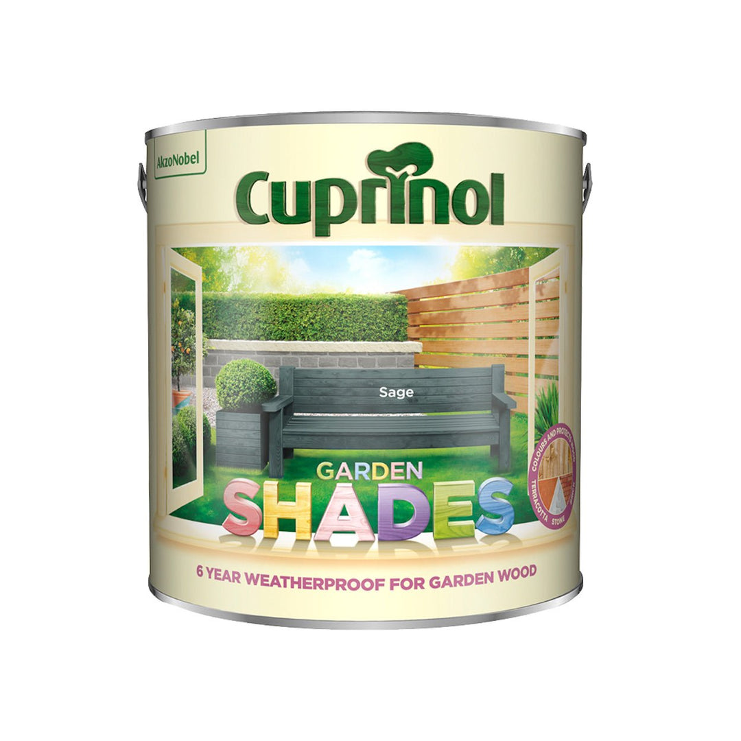 - Cuprinol Garden Shades - Sage Furniture Paint 2.5L - 5083479 - Decor Warehouse