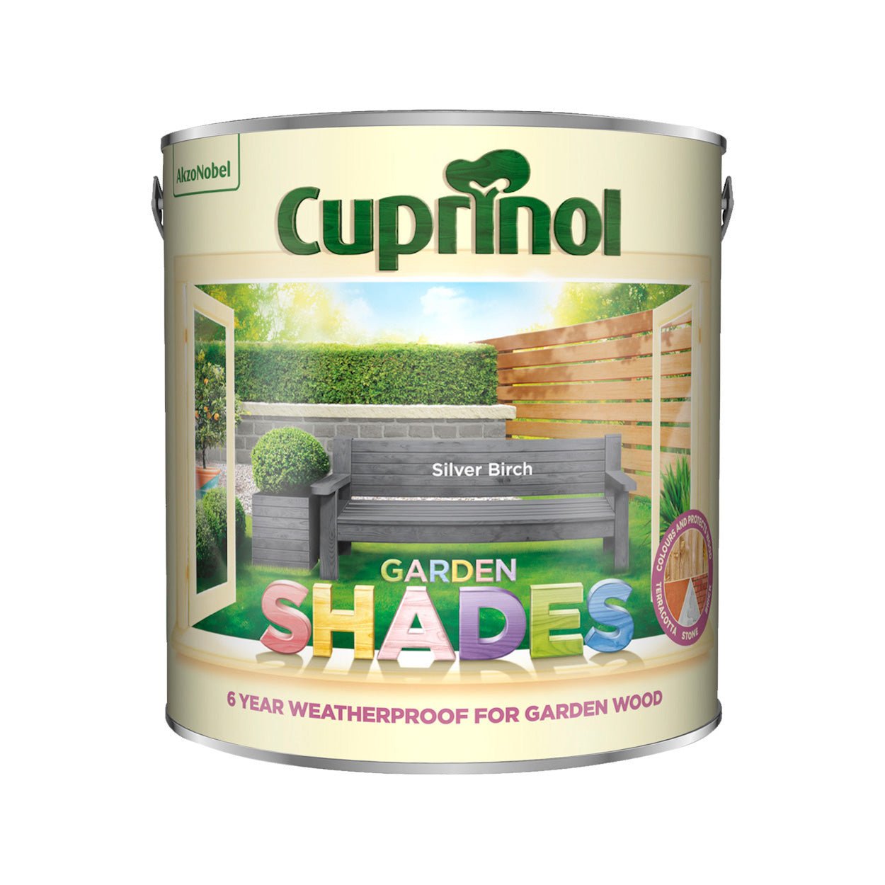 - Cuprinol Garden Shades - Silver Birch Furniture Paint 2.5L - 5244438 - Decor Warehouse