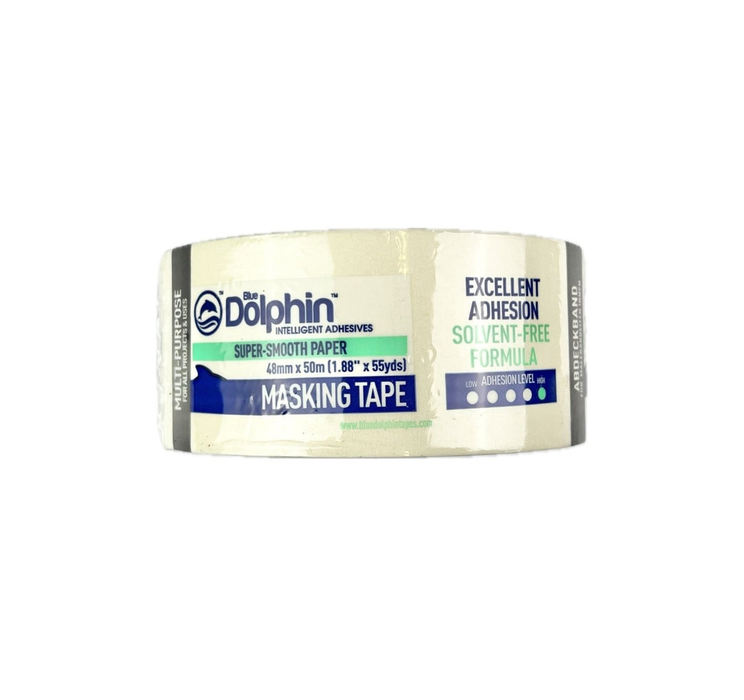 - Dolphin Masking Tape 48mm x 50mm - Decor Warehouse