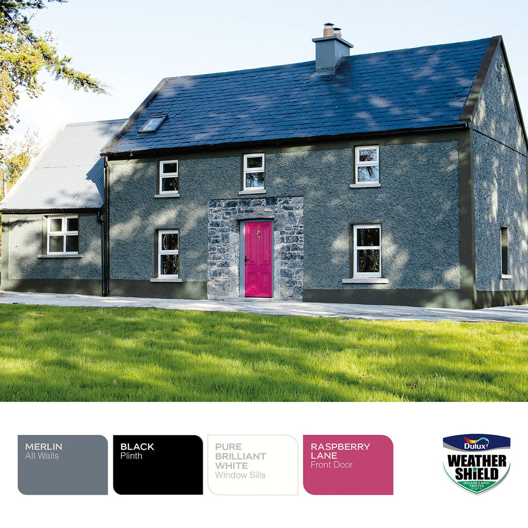 - Dulux Weathershield Satinwood - Raspberry Lane Paint - 750ml - Decor Warehouse