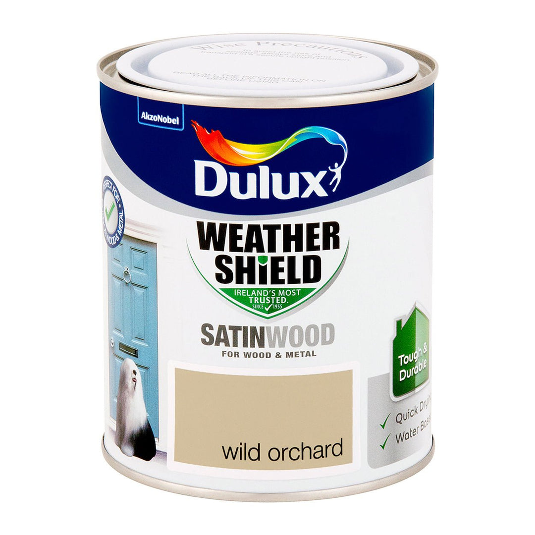 - Dulux Weathershield Satinwood - Wild Orchard Paint - 750ml - Decor Warehouse