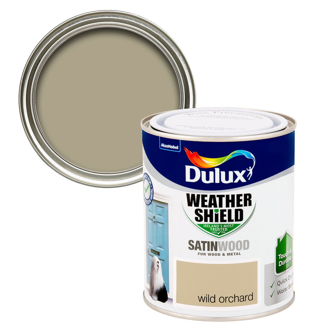 - Dulux Weathershield Satinwood - Wild Orchard Paint - 750ml - Decor Warehouse