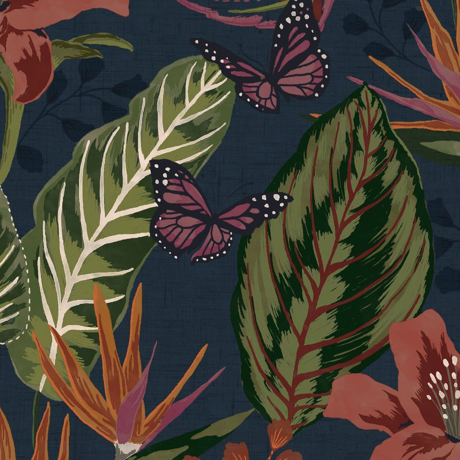 - Envy Eden Night Moonlight Waves Wallpaper - 118608 - Decor Warehouse