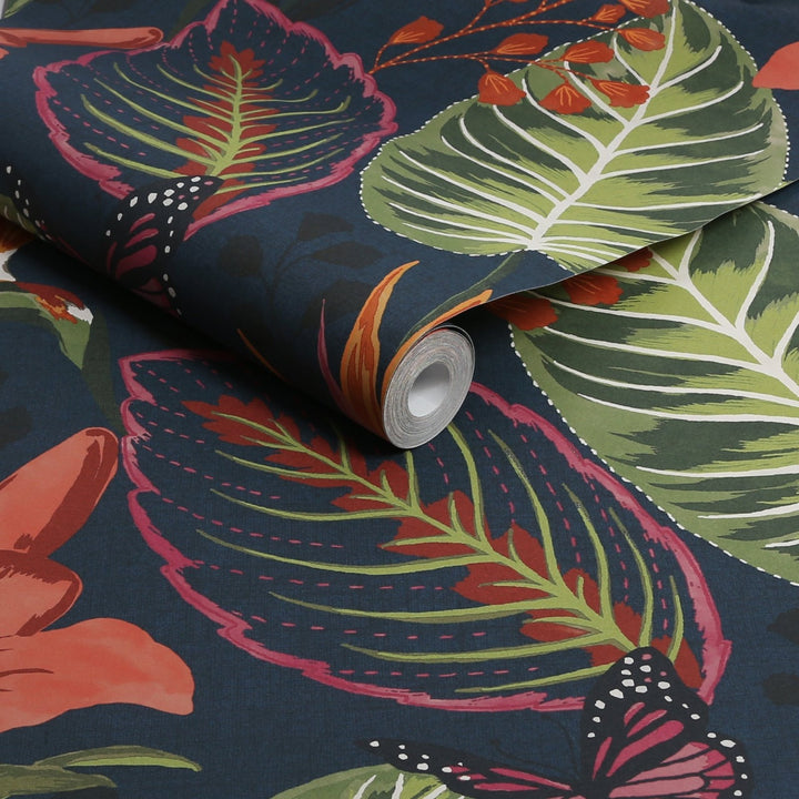 - Envy Eden Night Moonlight Waves Wallpaper - 118608 - Decor Warehouse